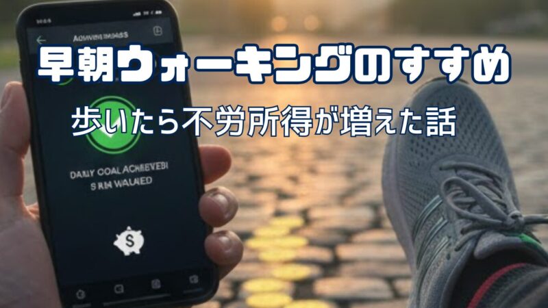 早朝ウォーキングのすすめ